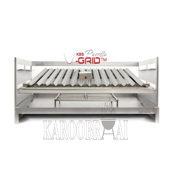 Insert Braai with Parilla V-Grid (800mm) - Price on Request
