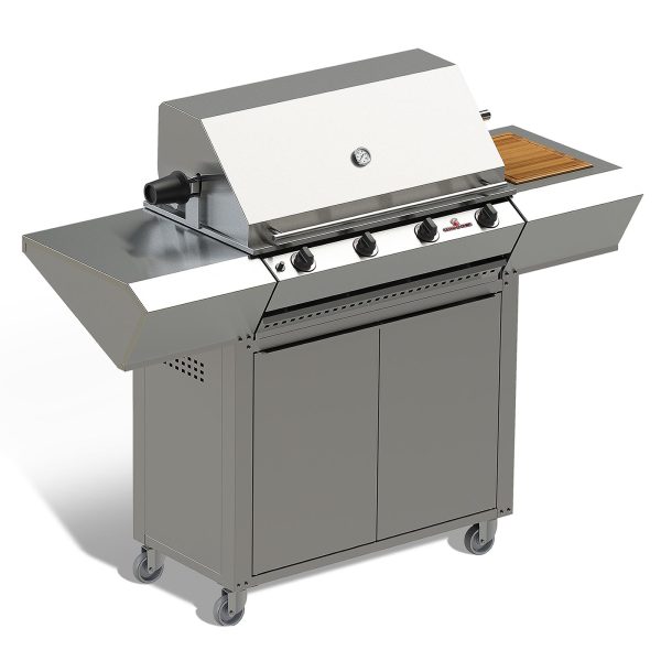 4 Burner Mobile Gas Sizzler – with Optional Braai Grid Options - Price on Request