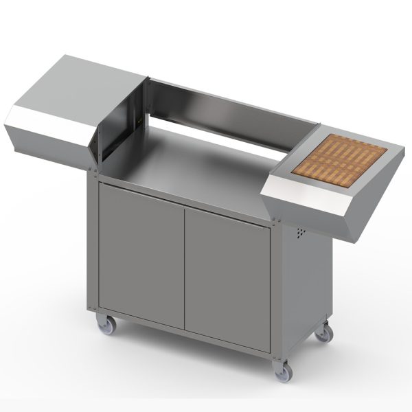 4 Burner Mobile Gas Sizzler – with Optional Braai Grid Options - Price on Request - Image 4