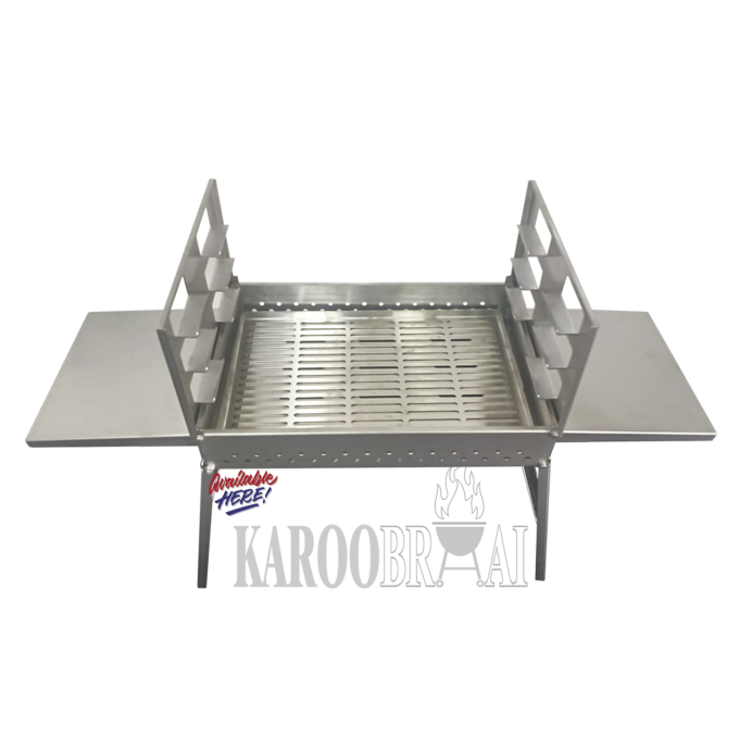 Stainless Steel SEASIDE Collapsible Braai – with Optional Braai Grid Options