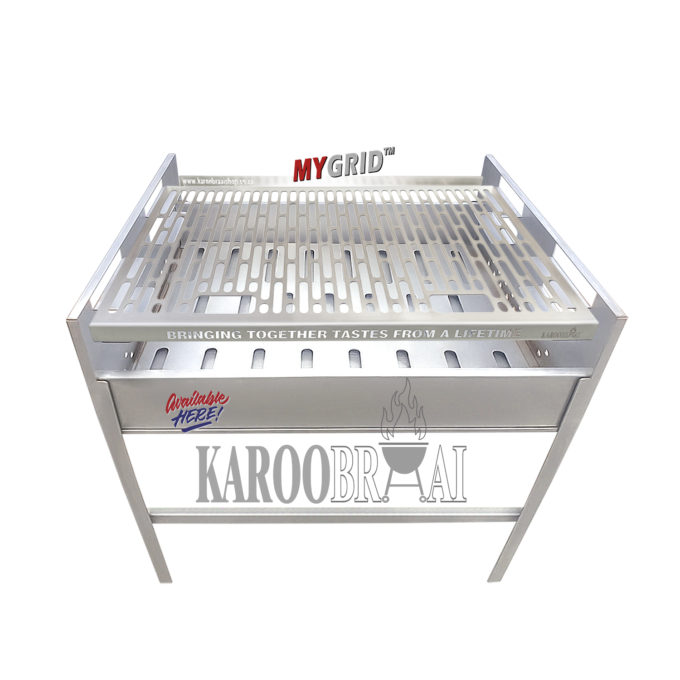Stainless Steel Small URBAN Free-Standing Braai – with Optional Braai Grid Options