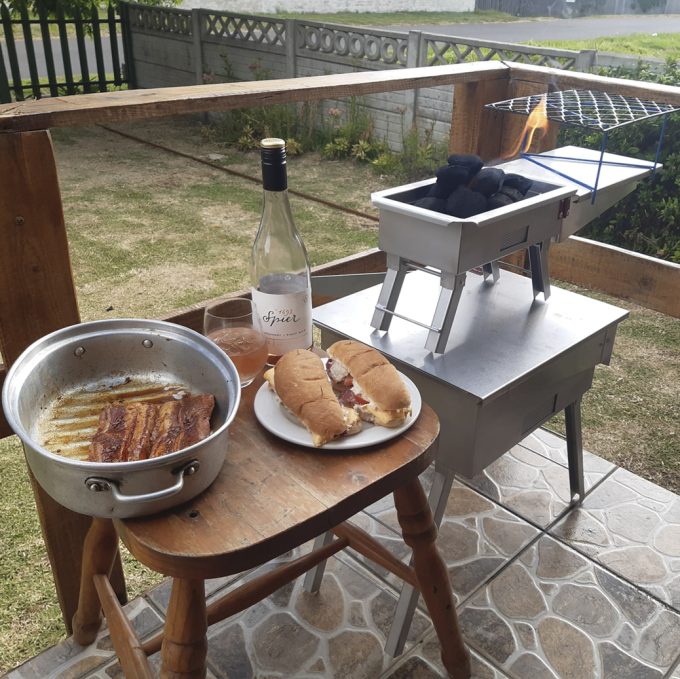 Biker Braai with Bag (Small) **INCLUDING DELIVERY**