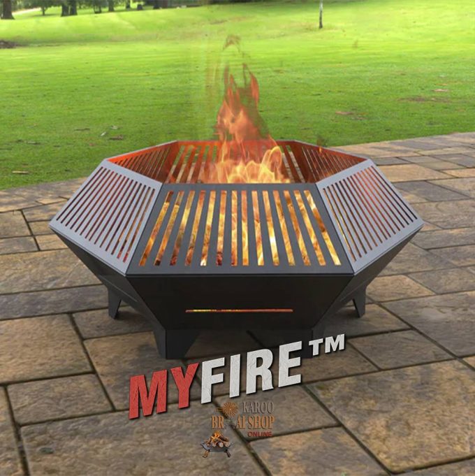 Hexagon Design Fire Pit