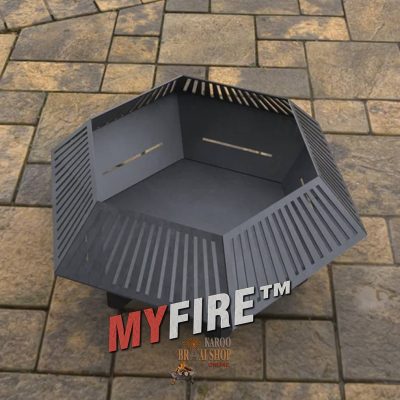 Hexagon Design Fire Pit - Image 2