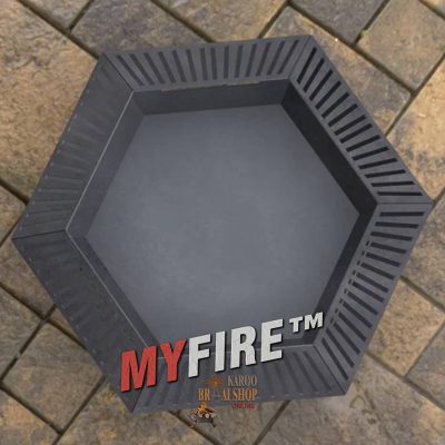 Hexagon Design Fire Pit - Image 3