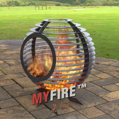 Sphere Ball Design Fire Pit - Image 2