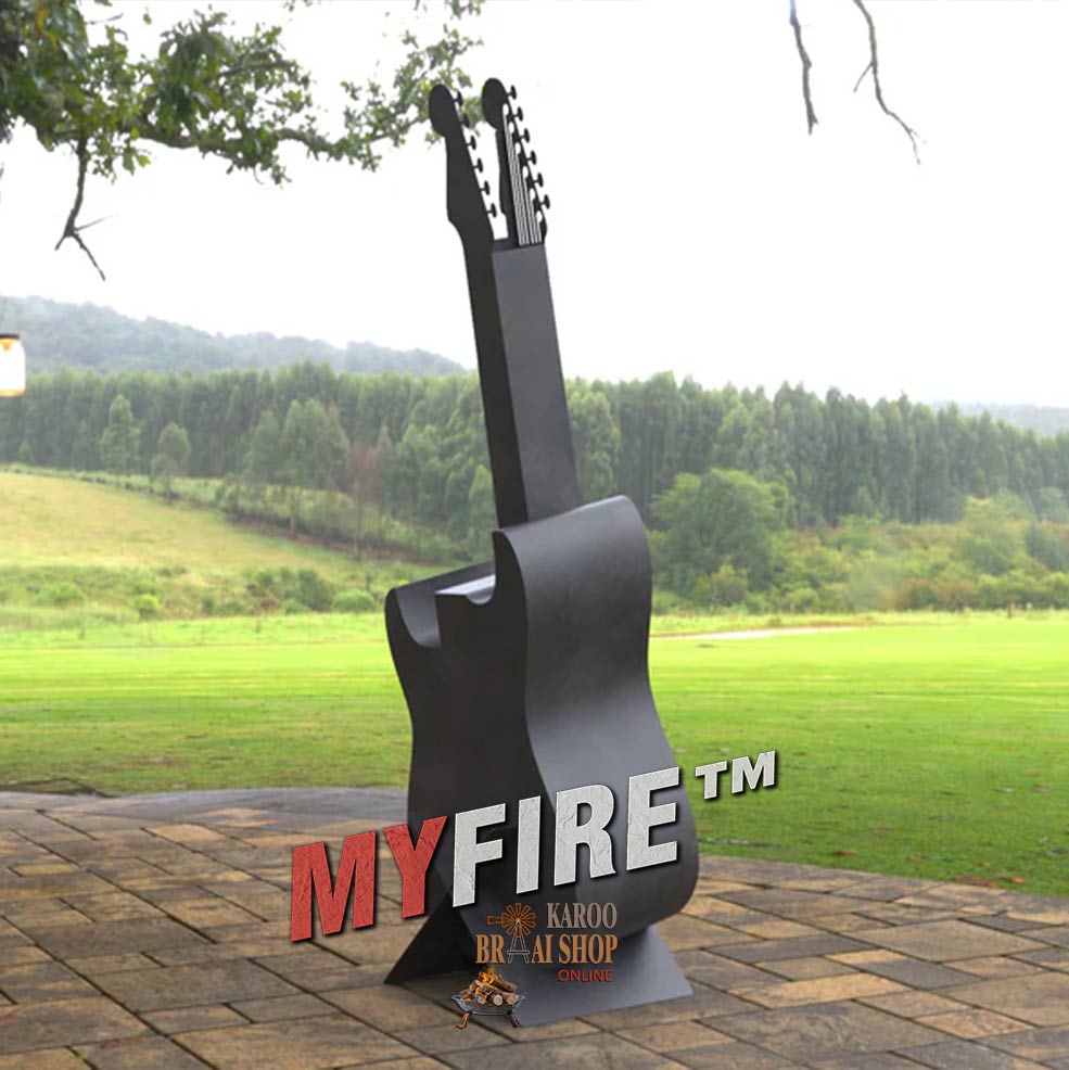 Electric Guitar Fire Pit - Image 4