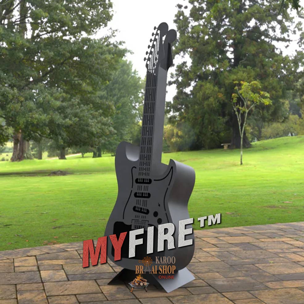 Electric Guitar Fire Pit - Image 3