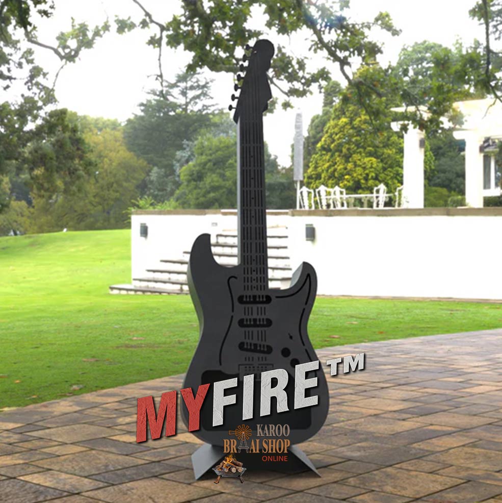 Electric Guitar Fire Pit - Image 2