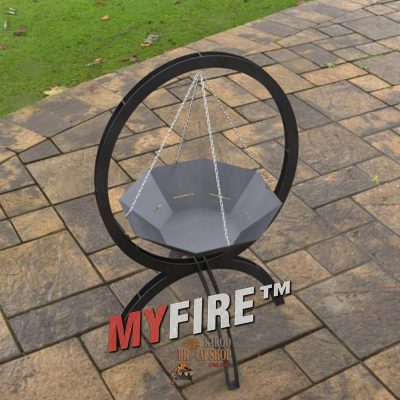 Swing Fire Pit on Chain - Image 3