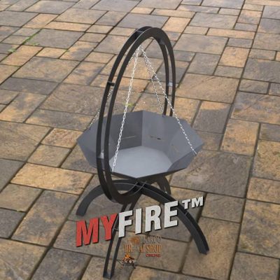 Swing Fire Pit on Chain - Image 4