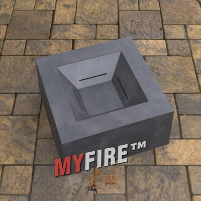 Modern Square Fire Pit - Image 3