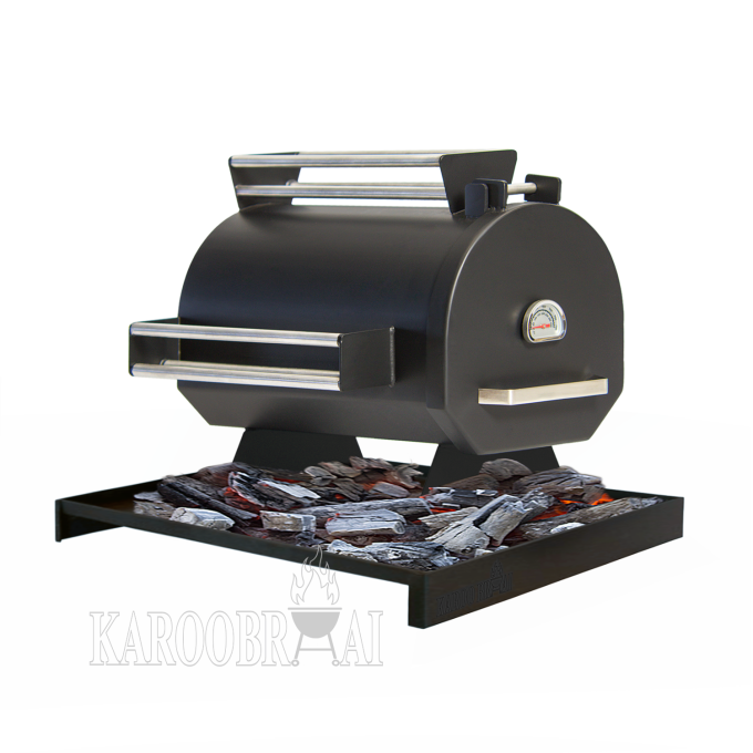 KarooBraai™ Stainless Steel Curved Vuur Varkie with Ash Pan **INCLUDING DELIVERY**