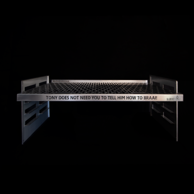 KarooBraai™ Wall Mount Braai Sides with Grid – FLAT PACK™ (Optional Ash Pan & Ember Grid) - Price on Request - Image 3