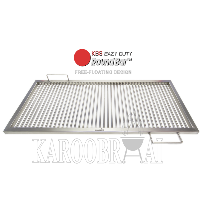 EazyDuty RoundBar™ Free-Floating Design Stainless Steel Braai Grid - Pricing on Request
