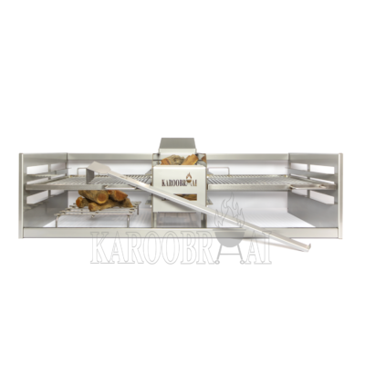 * KarooBraai™ Stainless Steel DOUBLE Braai Insert with Center Ember Maker - Price on Request - Image 8