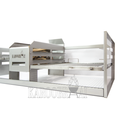 * KarooBraai™ Stainless Steel DOUBLE Braai Insert with Center Ember Maker - Price on Request - Image 7
