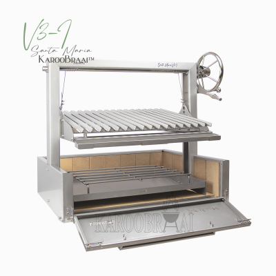 1200mm KarooBraai™ Argentinian Santa Maria V3-I with Rotisserie & Fire Pit