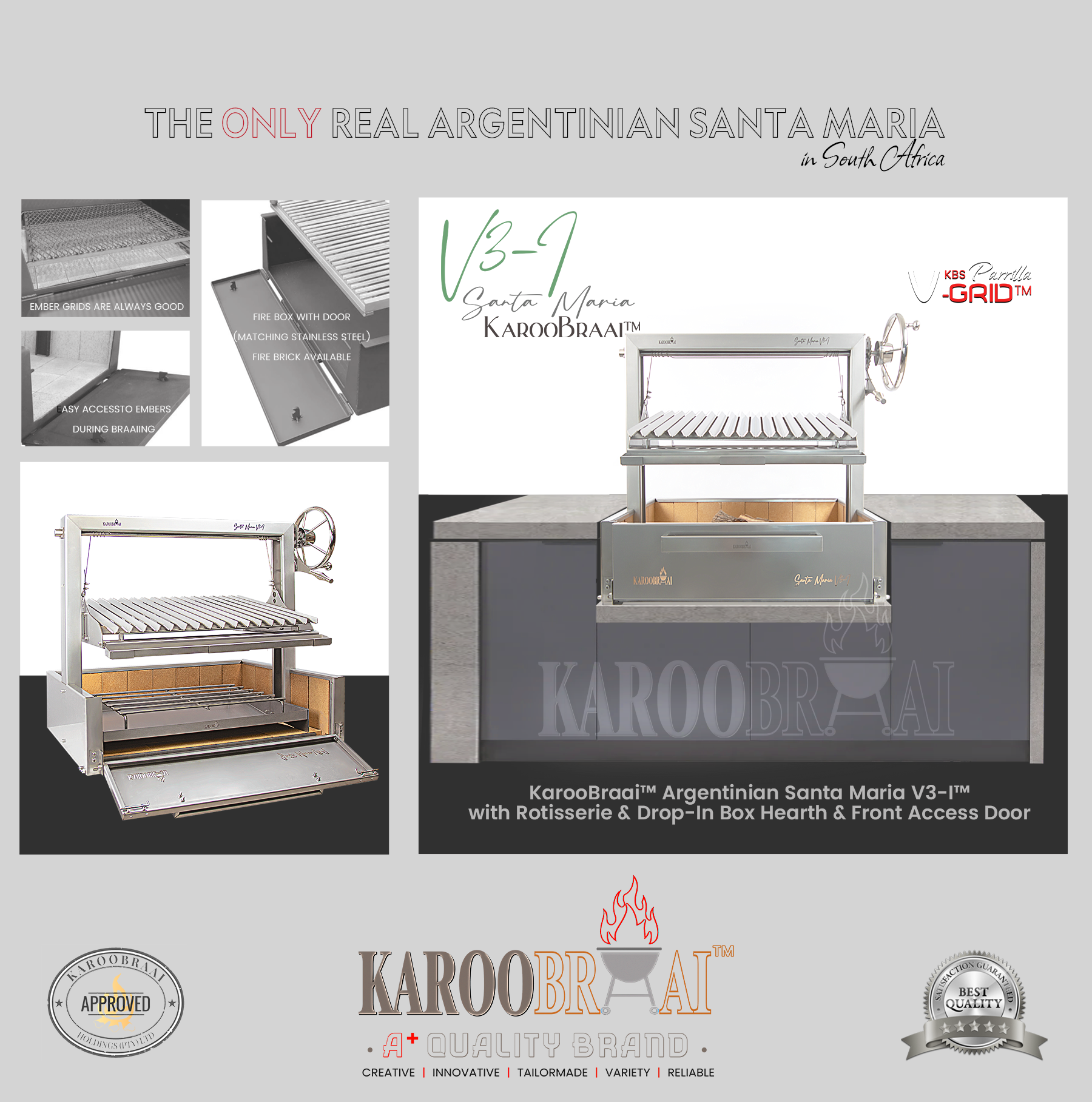 Santa Maria V3-I DROP-IN EMBER BOX-WEBSITE3 1200mm KarooBraai™ Argentinian Santa Maria V3-I with Rotisserie & Fire Pit