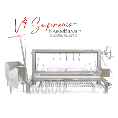 1650mm KarooBraai™ Argentinian Santa Maria V4 Supremo™ Low with Medium Side Brasero - Image 5