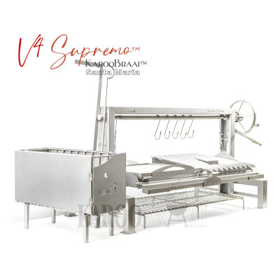 1650mm KarooBraai™ Argentinian Santa Maria V4 Supremo™ Low with Medium Side Brasero - Image 11