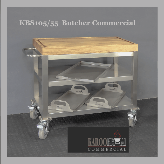 KBS105/55 Mobile Butcher Block