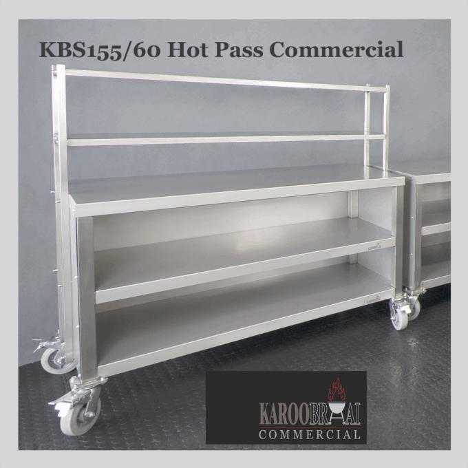 KBS155/60 Commercial Hot Pass /Final Garnishing