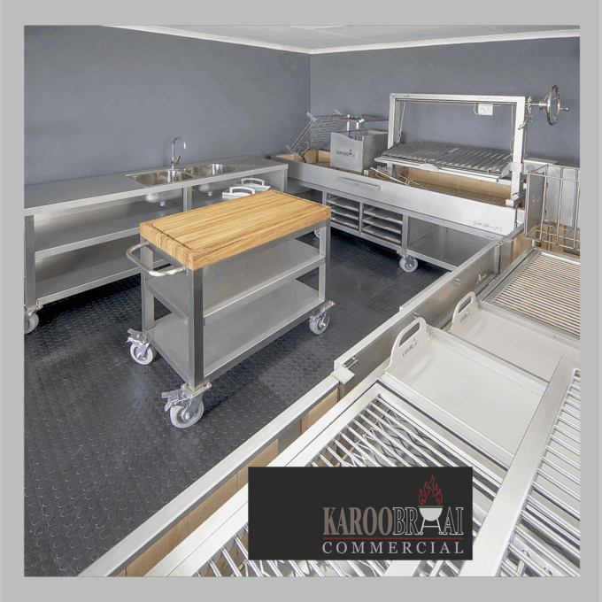 KarooBraai™ Multiple Heat Zone Commercial Braai Apparatus