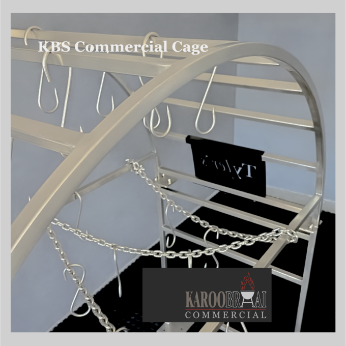 KAROOBRAAI™ Commercial Open Fire Cages in Stainless Steel (Brandwise)