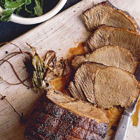 Slow-cooked Silverside with Shallots Slow-cooked Silverside with Shallots